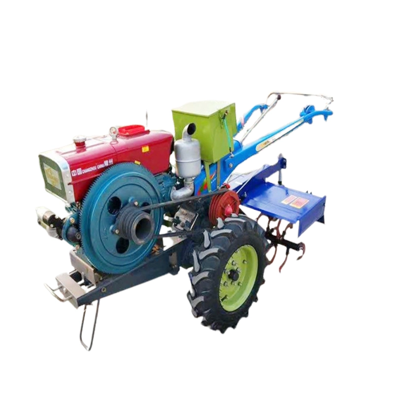 Walking Tractor Diesel Power Tiller with Plow High quality/High cost performance  Walking Tractor 8-20HP for Farm Garden