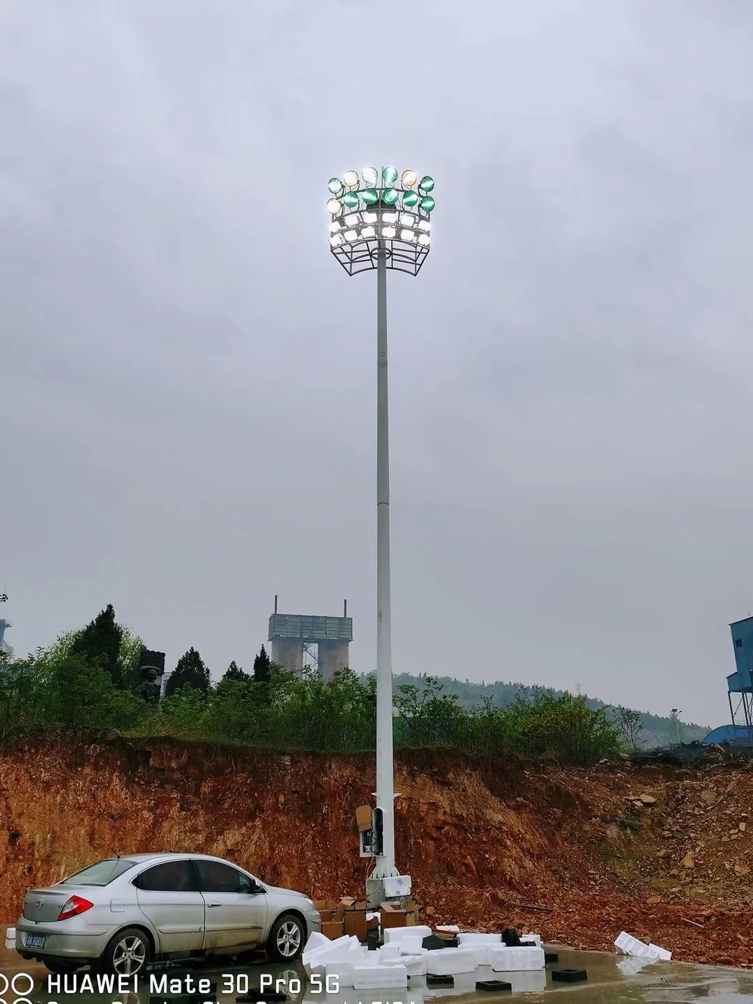 Prefabricated High quality/High cost performance  Galvanized Steel Iron Light Pole