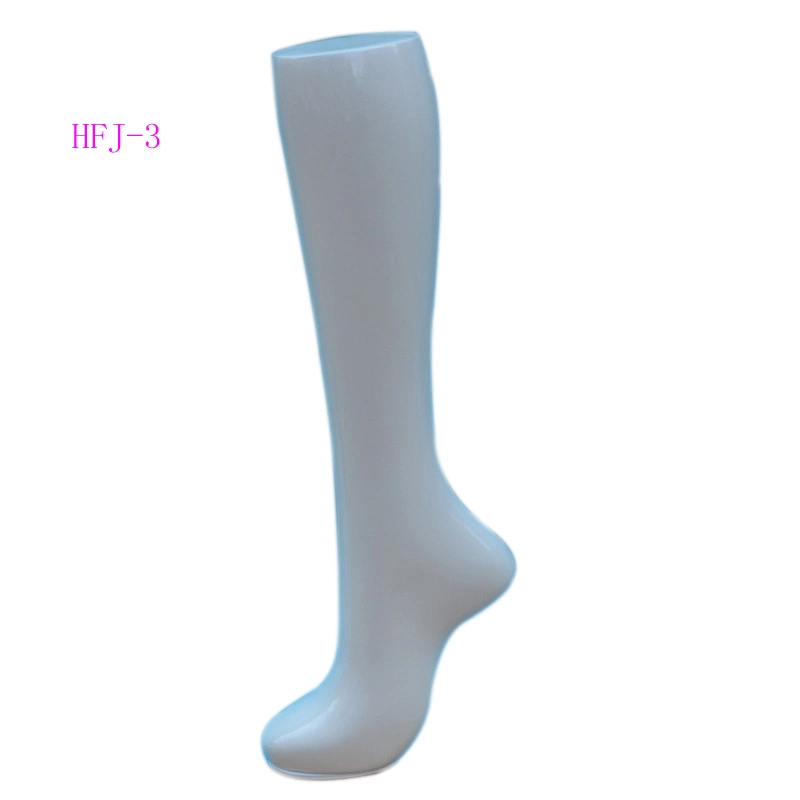 White Leg Female Fiberglass Mannequins for Display Shoes