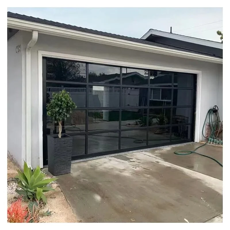 Electric Garage Doors Prices Customized Classic Aluminum Automatic Garage Door