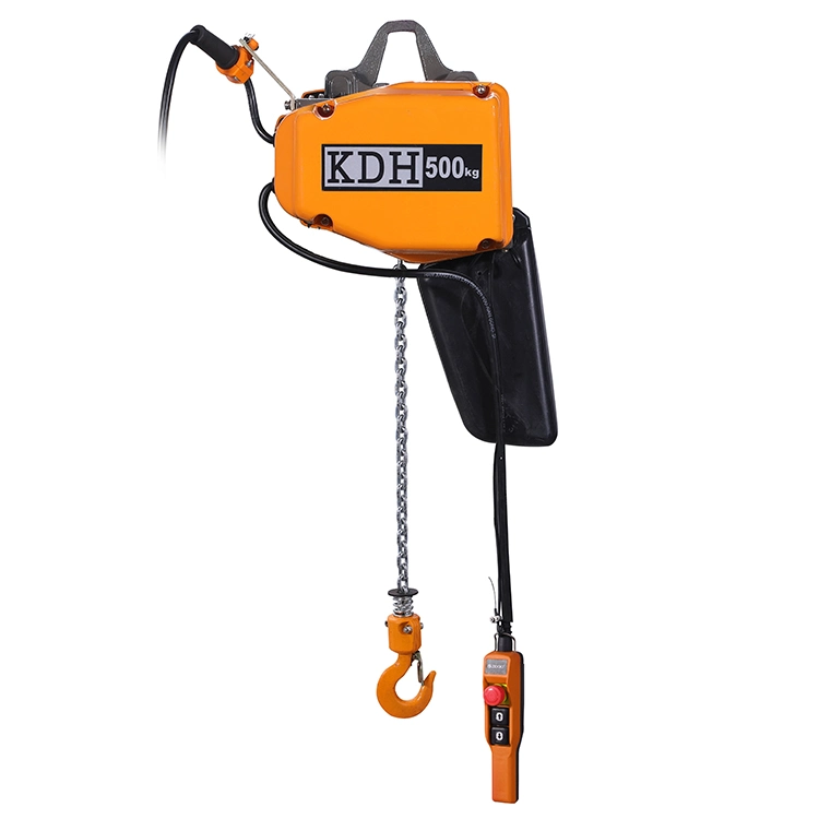 EQ-0.5-01I Factory Direct 0.5 Ton Fixed Type Electric Chain Hoist with Hook