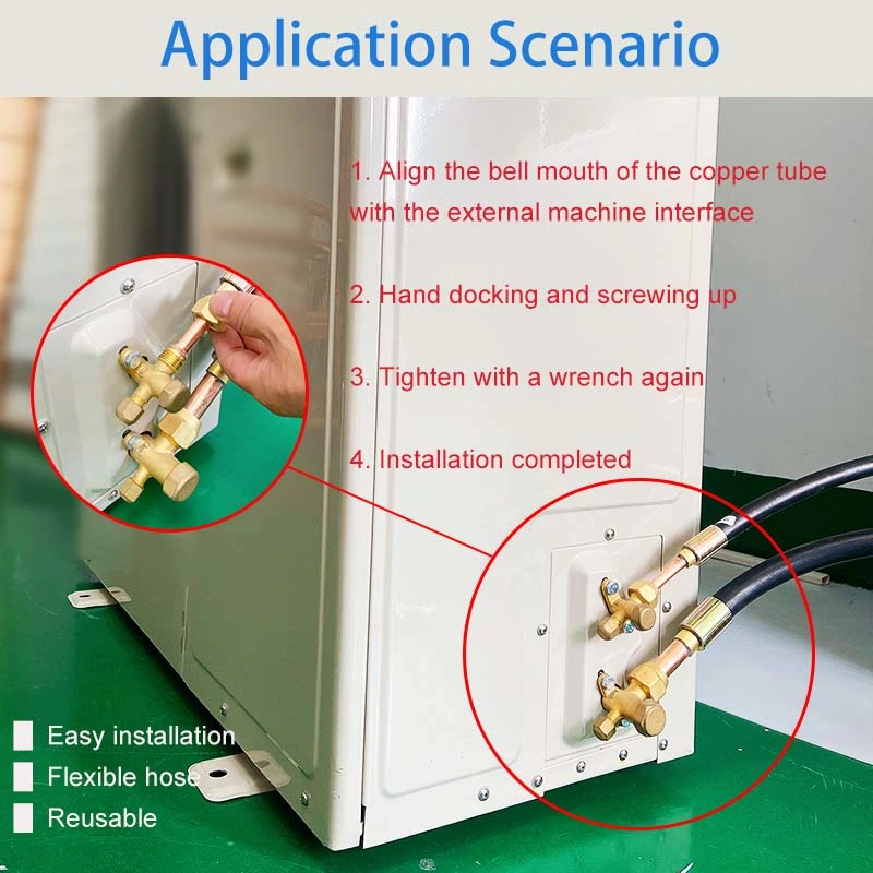 AC System Refrigeration Rubber Insulation Hose for Air Conditioner