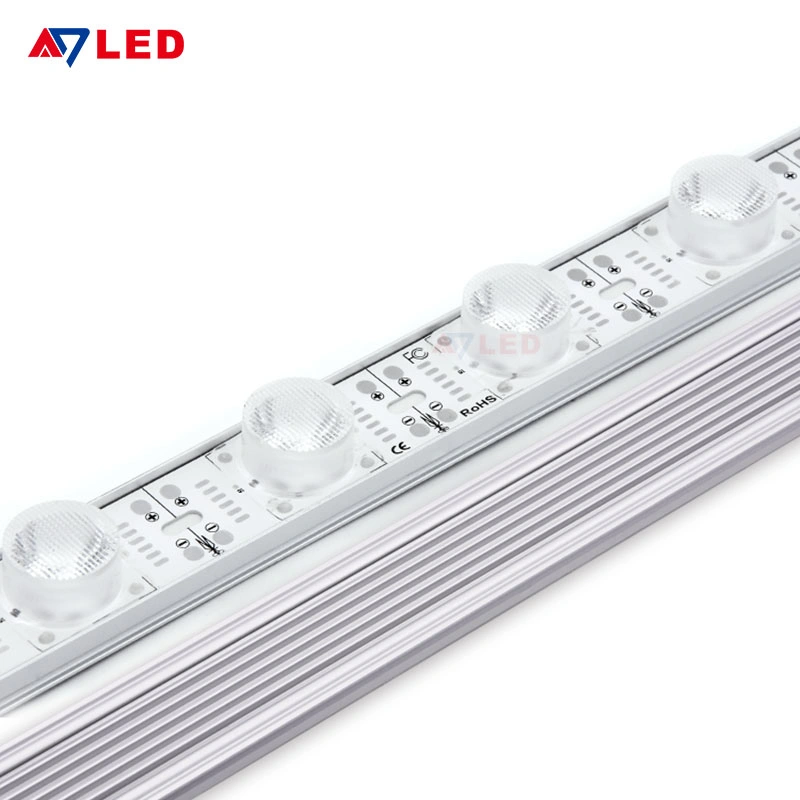 ضمان لمدة 5 سنوات IP67، شاشة LED فائقة السطوع مقاومة للماء، طراز SMD3030، طراز 2160lm أشرطة ضوئية لصندوق المصباح ذي الوجهين