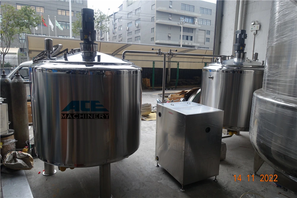 Small Scale 300L/H Yoghurt Maker Yogurt Production Line Dairy Production Line for Producing Milk Yogurt Cheese Butter