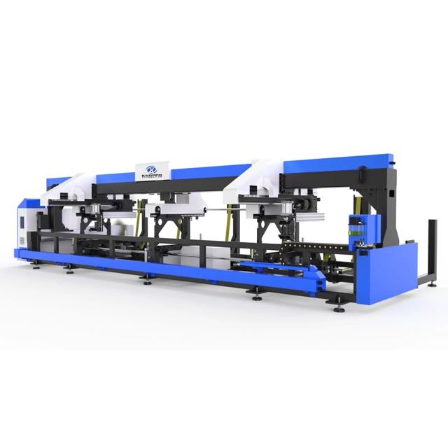 High Stability Fiber Laser Tube Cutting Machine for Cutting H-Beam Angle Steel Round Tube