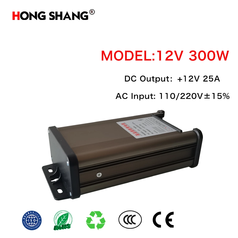 Rain Proof 60W/100W/200W/400W Constant Voltage DC 12V 5A LED Driver CE Certification Rainproof Switching Power Supply