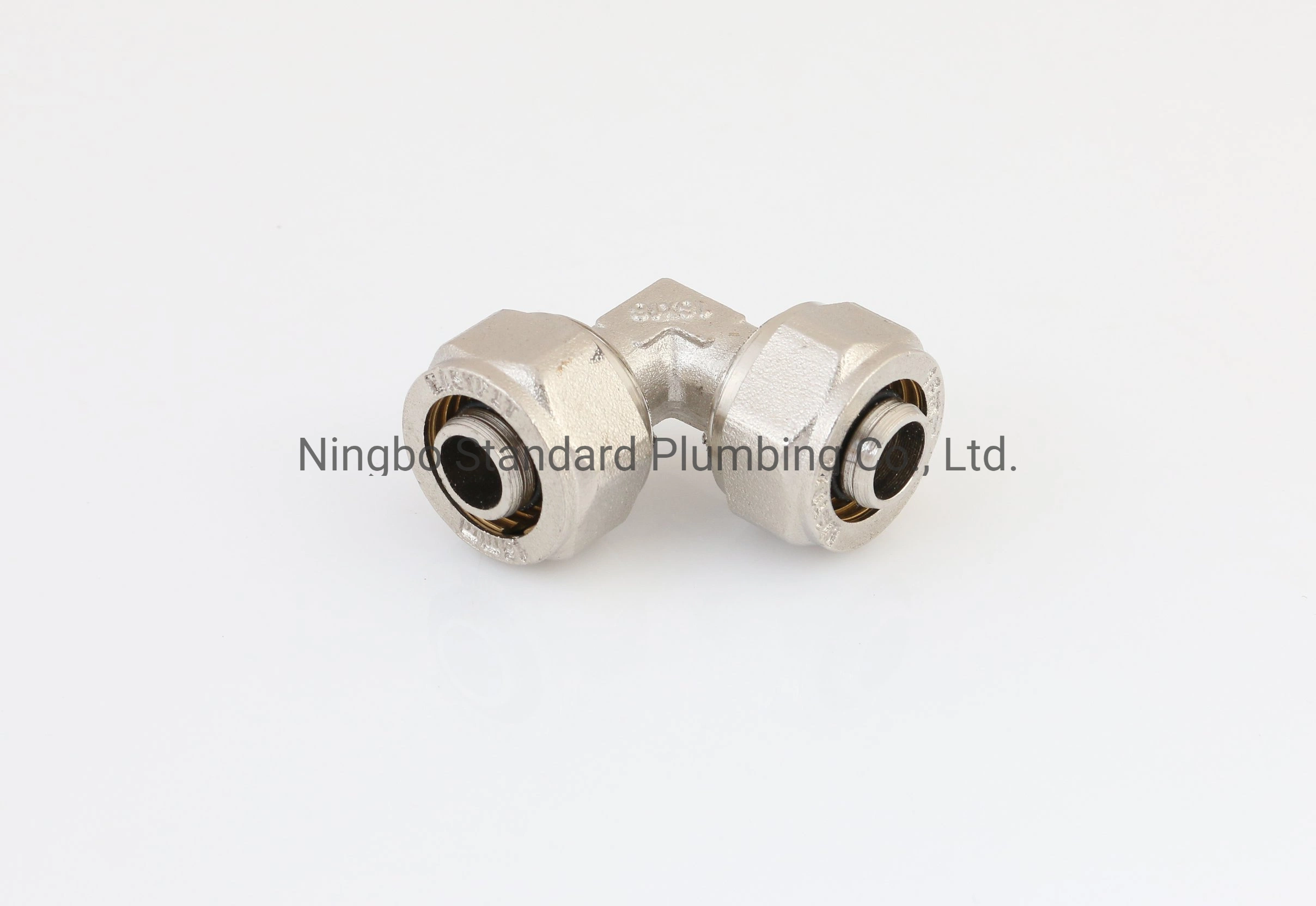 Brass Compression Elbow Union Fittings for Pex-Al-Pex Pipes