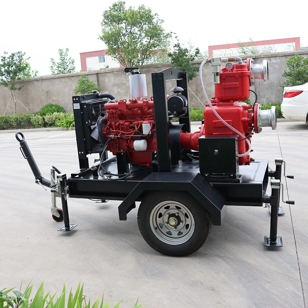 OEM Factory Direct High Capacity Trailer Type Water Pump Set Station for Control Flood