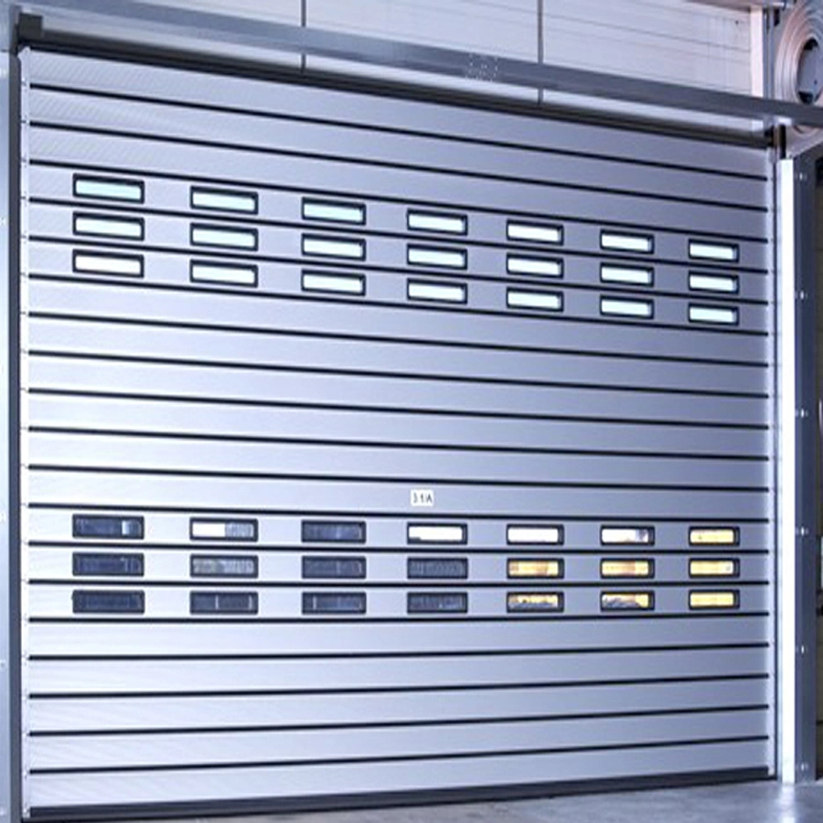 Industrial Rolling Door Automatic High Speed Door Aluminum Spiral Fast Roller Shutter Security Door