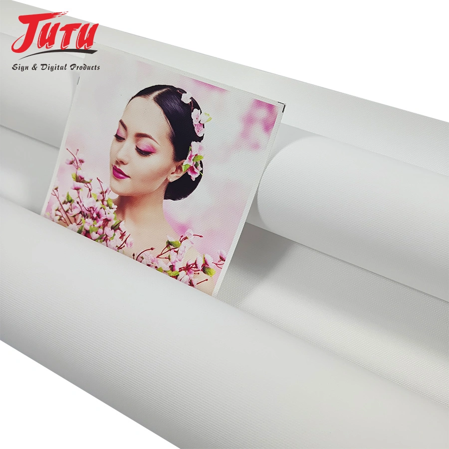 Jutu Accurate Color Performance Digital White Substrate for Solvent Printing Flay Canvas