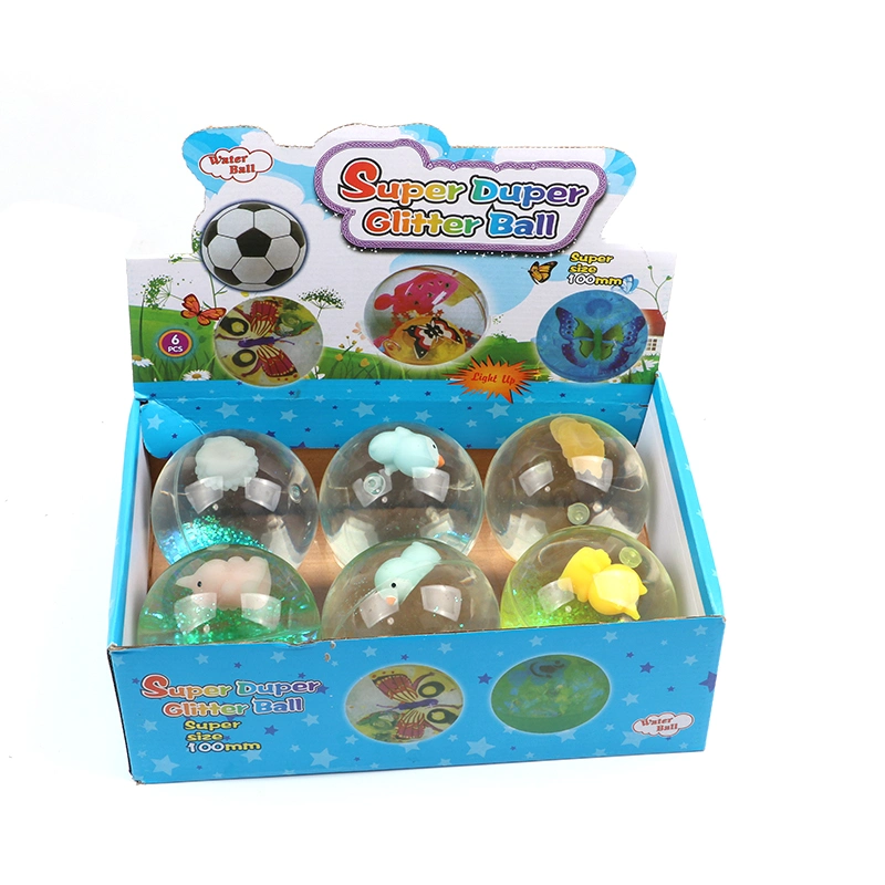 Light up Multi Color Flashing Bounce Ball with Squishy Animal
