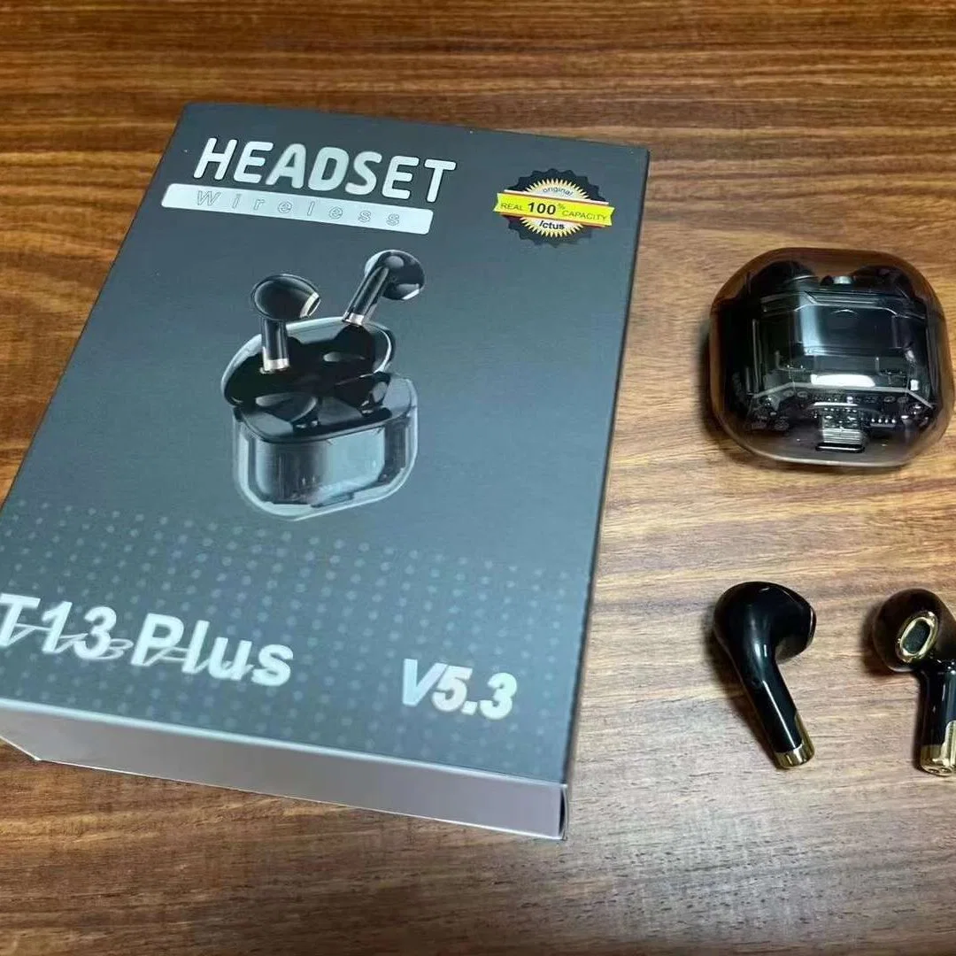 T13 Plus Écouteurs Bluetooth sans fil véritables T13 Plus Casque de haute qualité