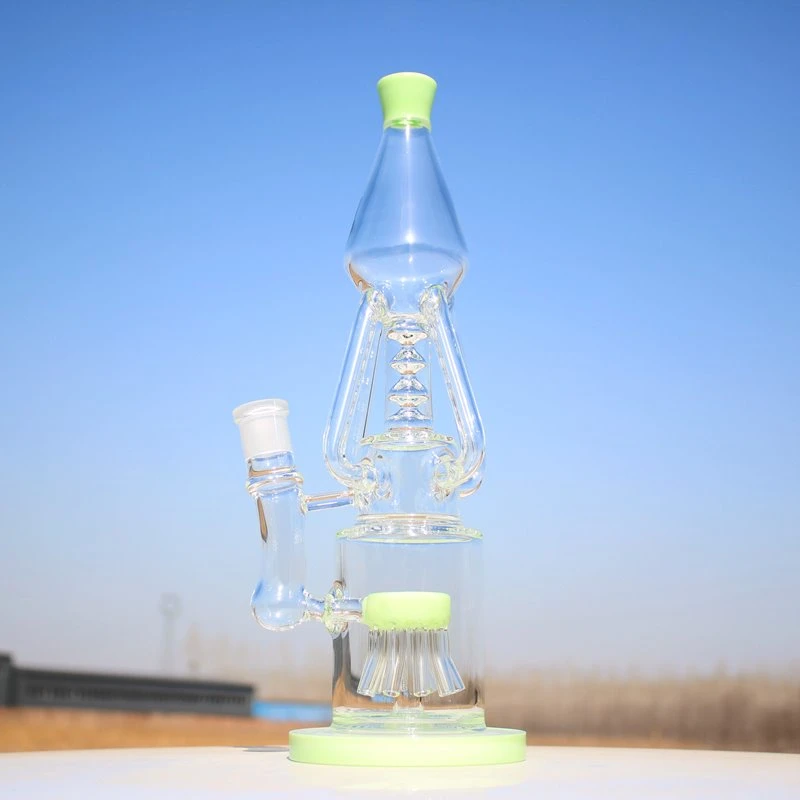 Glass Water Pipe, Glass Smoking Pipe, DAB Rig, Oil Rig, Complex Recycler, High Quality Galss Hookah