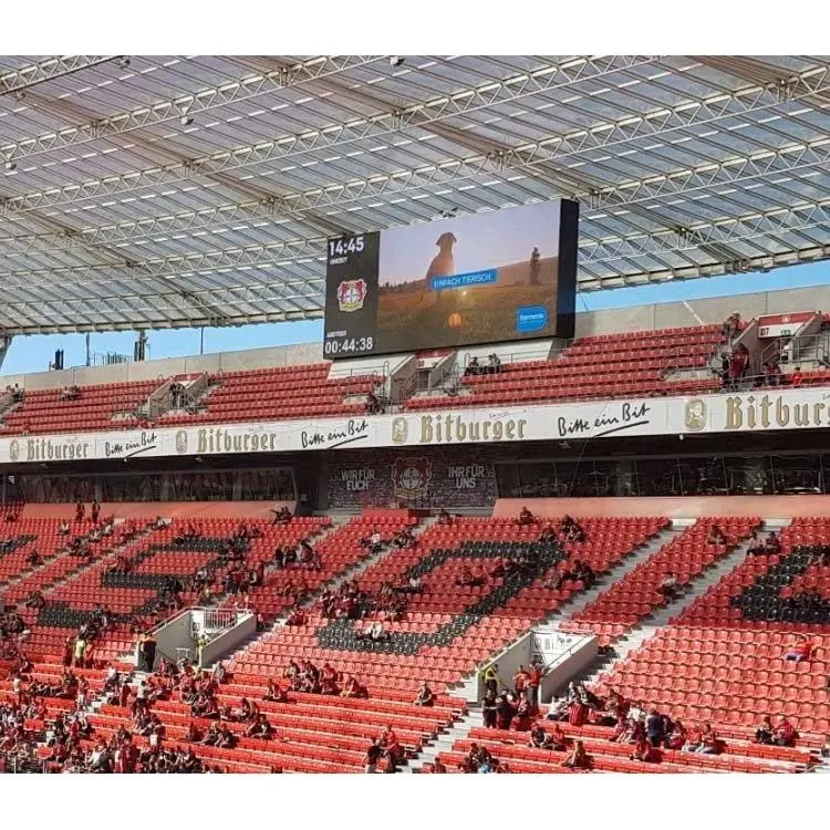 Le stade de football de plein air bannière de l'écran à affichage LED P8 P10 Affichage LED de la publicité de périmètre