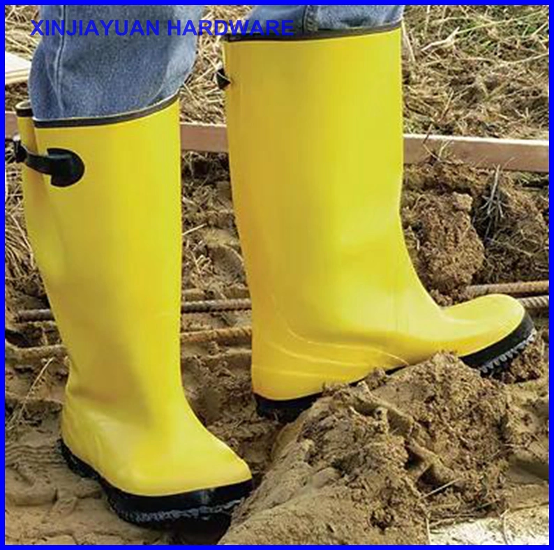 Overshoe Boot 17'' Yellow Slush Boots Size 18