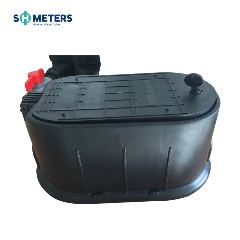 Single Jet DN15~DN32 Dral Dial Class B Plastic Water Meter صندوق عداد الماء