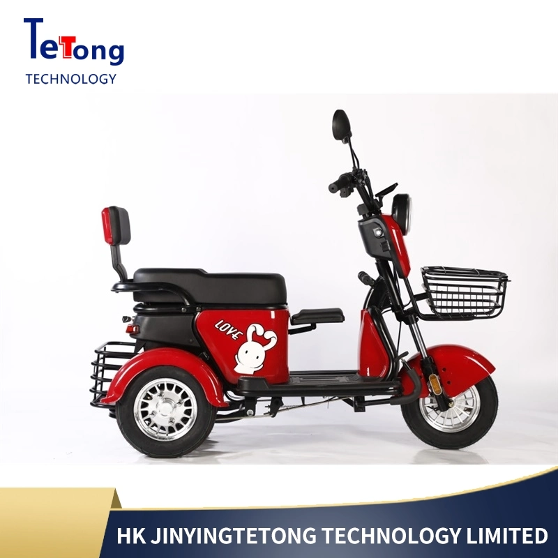 Hot Sale Mini 3 Wheel Electric Scooters 48 V 20 Ah Electric Tricycle Cargo with 3 Seats