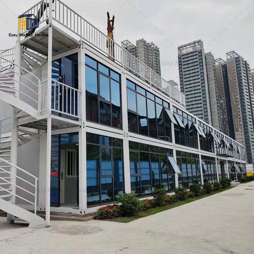 Sanitarios portátiles Casas de parque Verde asequible Vivienda expandible Hospital de madera Flat Pack Xiamen Yumi Casa prefabricadas