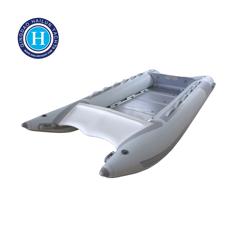 Hypalon/PVC Tube Rigid Inflatalbe Aluminum Fishing Rescue Boat