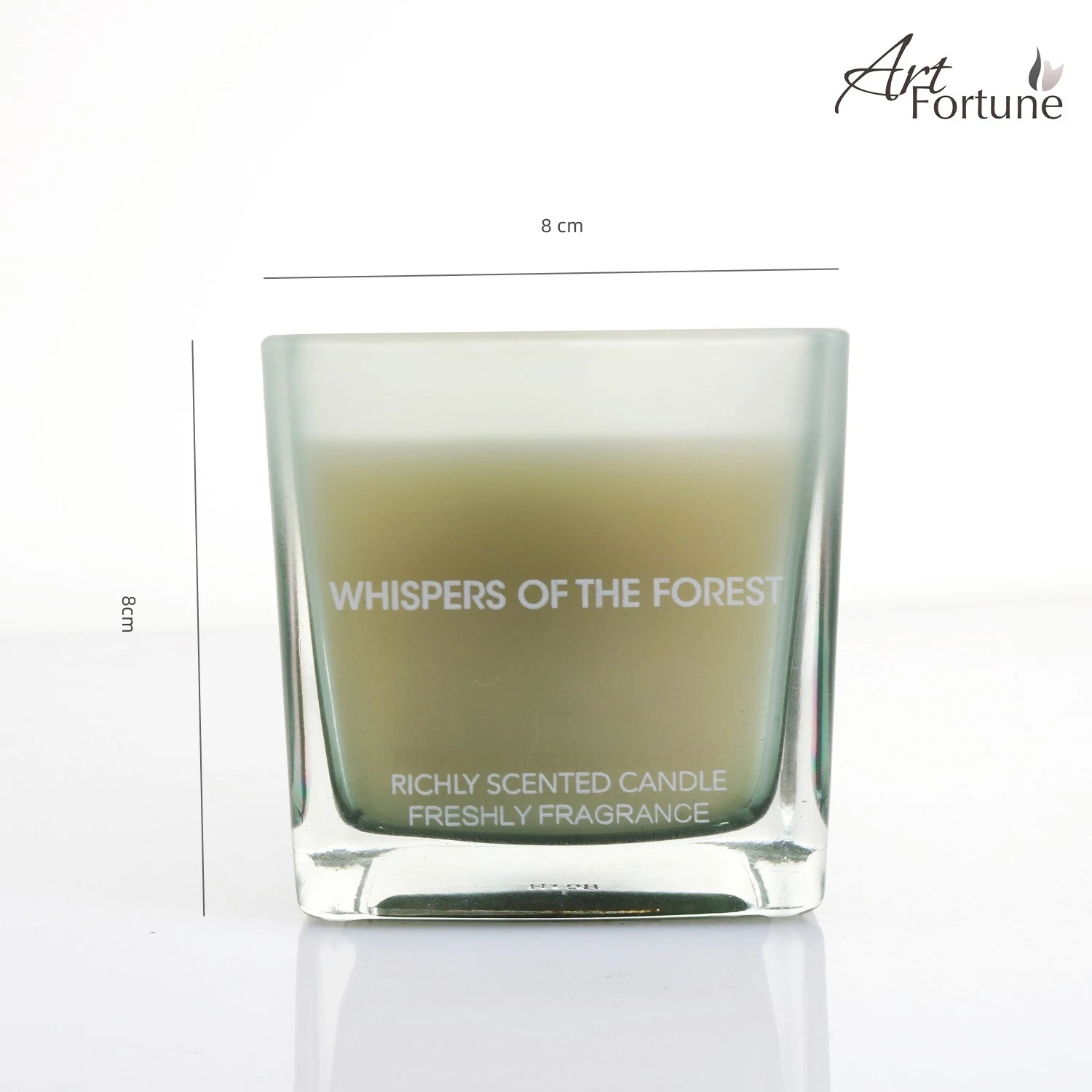 Wholesale/Supplier Square Glass High quality/High cost performance Soybean Wax Scented Candle for Home Fragrance