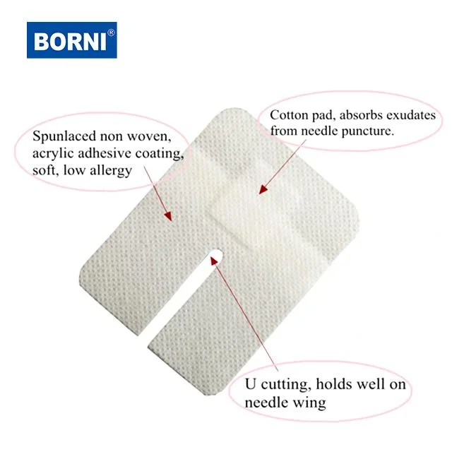 Surgical Medical Adhesive Disposable Non-Woven Plaster PU Wound Dressing with CE