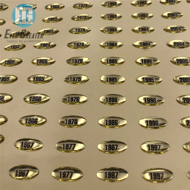 Customized Color Clear PU Epoxy Resin Dome Sticker