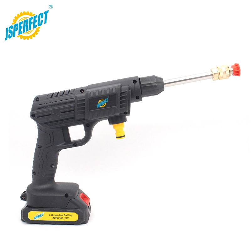 Jsperfect 21V Gun Handheld Cordless Car Care High Pressure Cleaning Car Washer