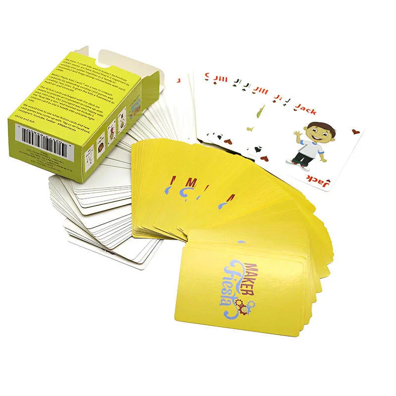 Juego de mesa infantil tarjetas para multijugador interactivo de la familia juego Solitario