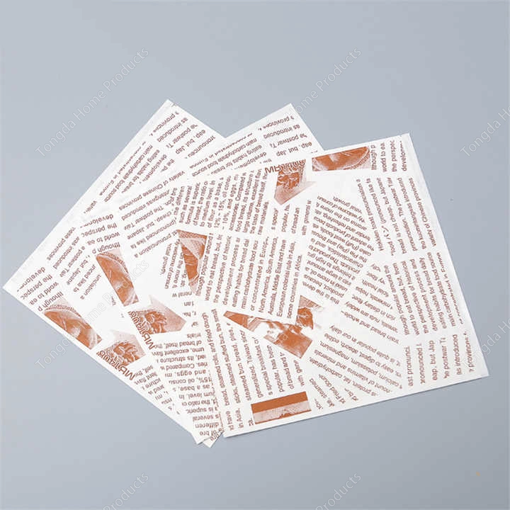 Factory Wholesale/Supplier Hamburg/Sushi/Sandwich Anti-Oil Waterproof Packaging Paper Takeaway Food Packaging