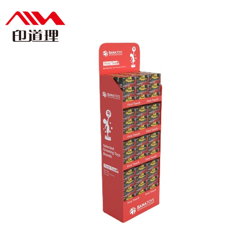 Super Market Display Box with Custom Logo Cardboard Paper Counter Gift Top Display Box for Promotion
