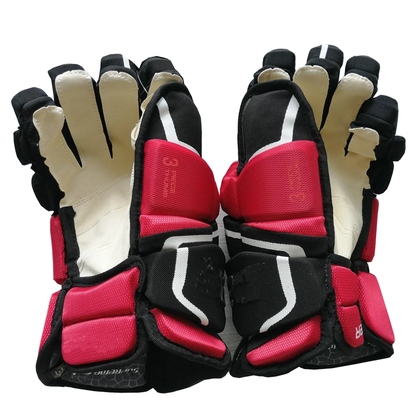 New Model 13/14inch Black / Black White / Black/ Red Ice Hockey Gloves