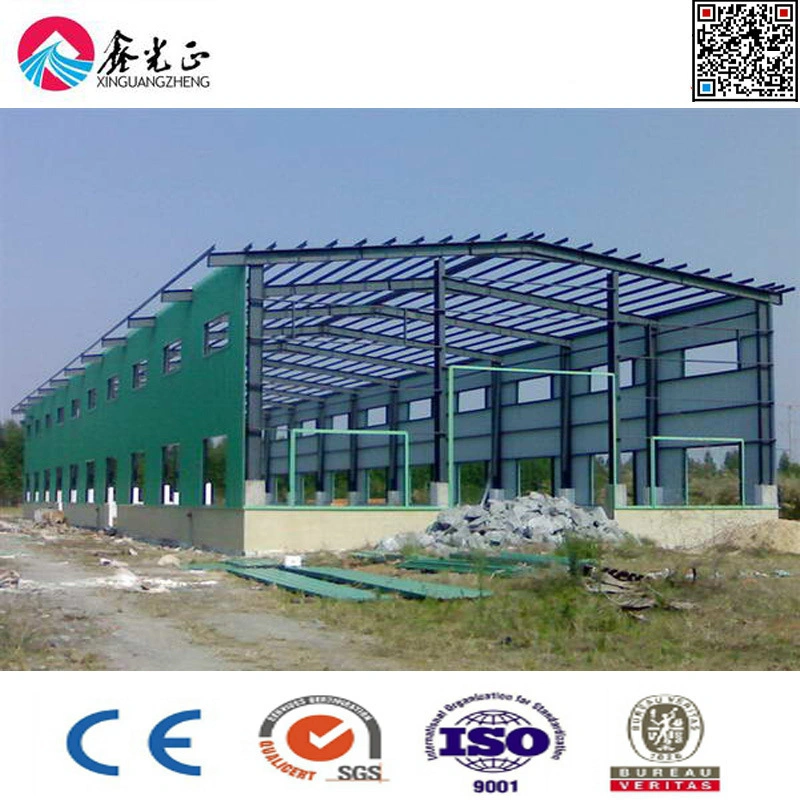 Steel Structure Warehouse with Length of 50 Meters and Width of 30 Meters.