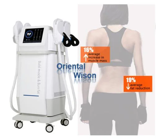 EMS 4 Griffe Plus RF Muskelstimulator Körperformung elektromagnetisch Körperpflege-Beauty-Ausrüstung