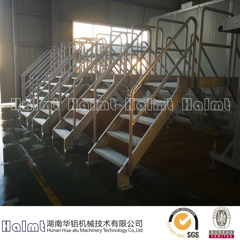 Aluminum Work Platform Bridging Steps Ladder