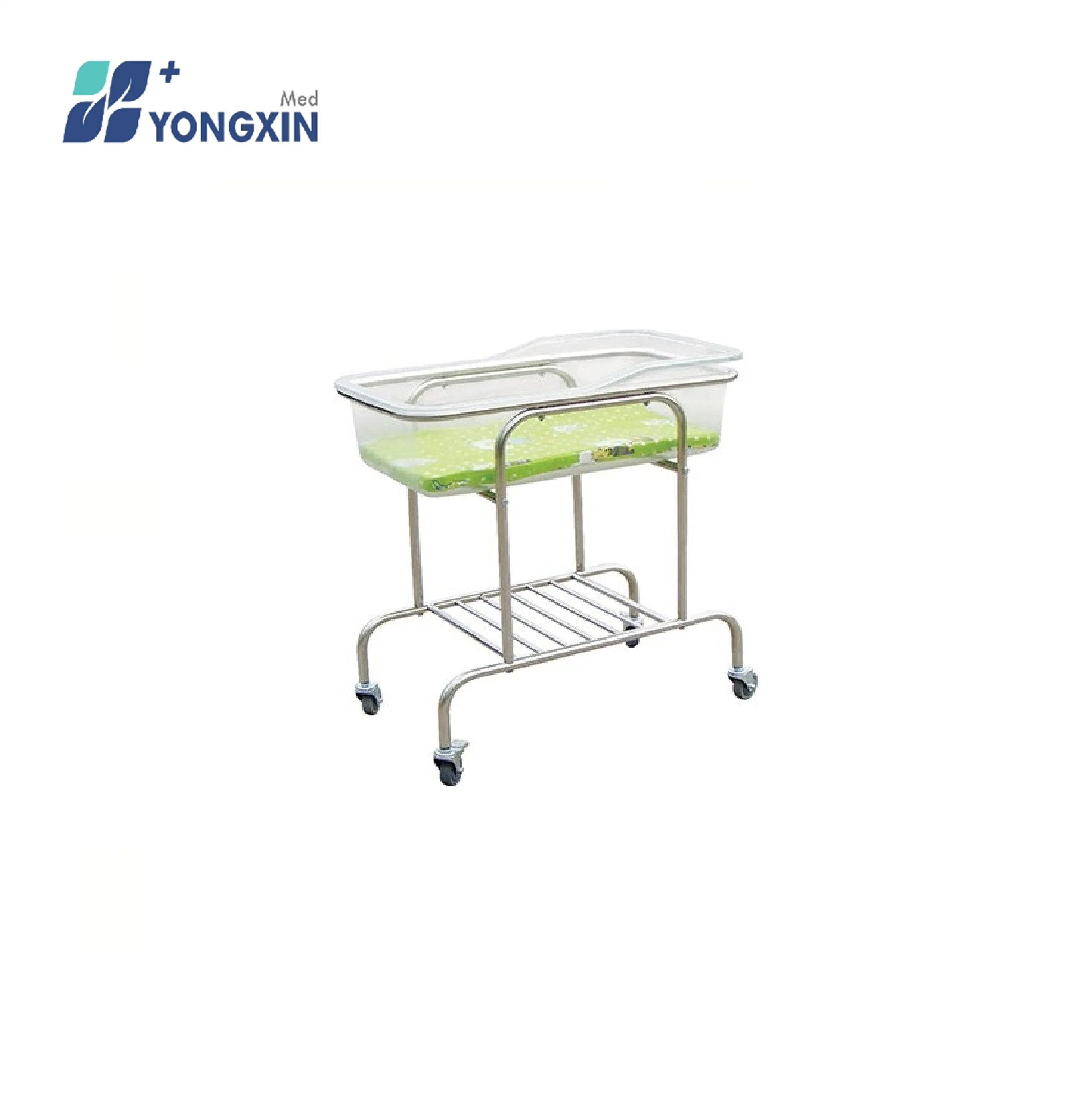 Yx-B-1 ABS niño bebé cuna con colchón, un bebé de plástico de carro con Moisés, carrito de bebé pediátrica para la venta, Hospital Cama bebé