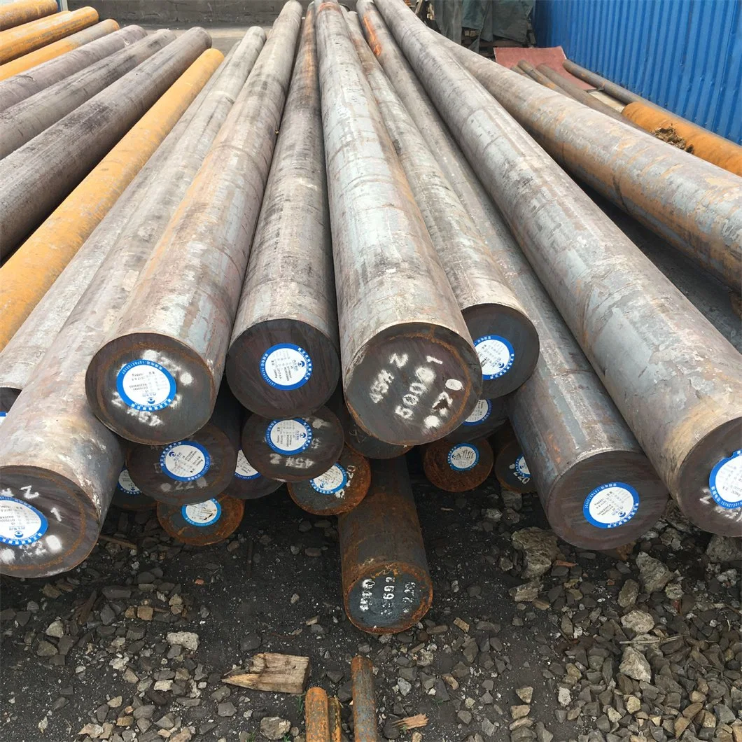 Alto Límite Elástico la norma ASTM A29/A29M-04 de la barra de acero redondo de carbono estructural de acero de carbono negro dibujado en frío laminados en caliente de Stock forjado galvanizado