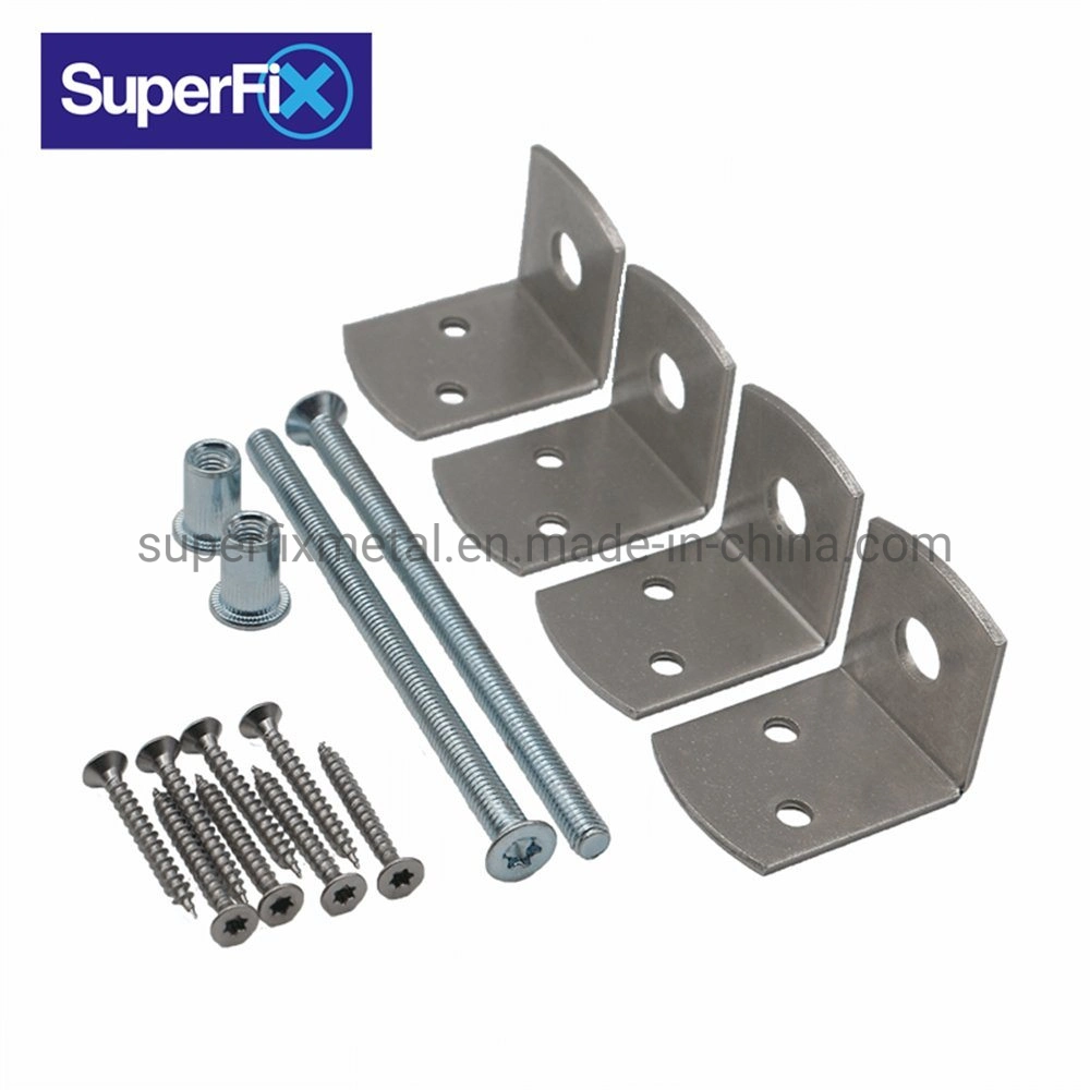 Customized Fabrication Metal Stainless Steel Stamping Parts Wall Shelf Bracket
