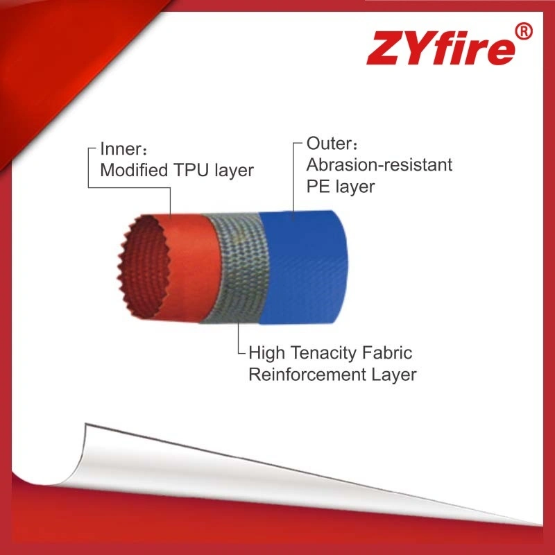 أبيض/أحمر/أصفر ثابت الإنتاج المطاط PVC هيدروليكي مرن خرطوم الري TPU أنبوب البطانة