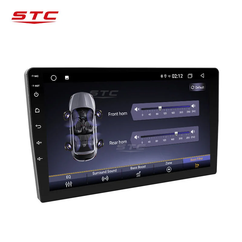 Écran radiotouch de voiture Android 10 pouces Universal Multimedia 2 DIN Système de navigation GPS stéréo pour véhicule Android