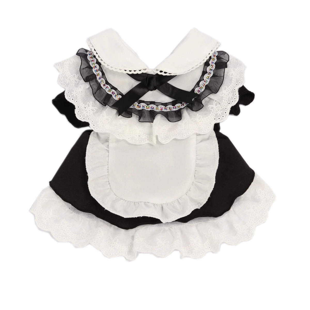 Cat Maid Dress Spring Summer Uniform Clothes Pet Skirt Clothes