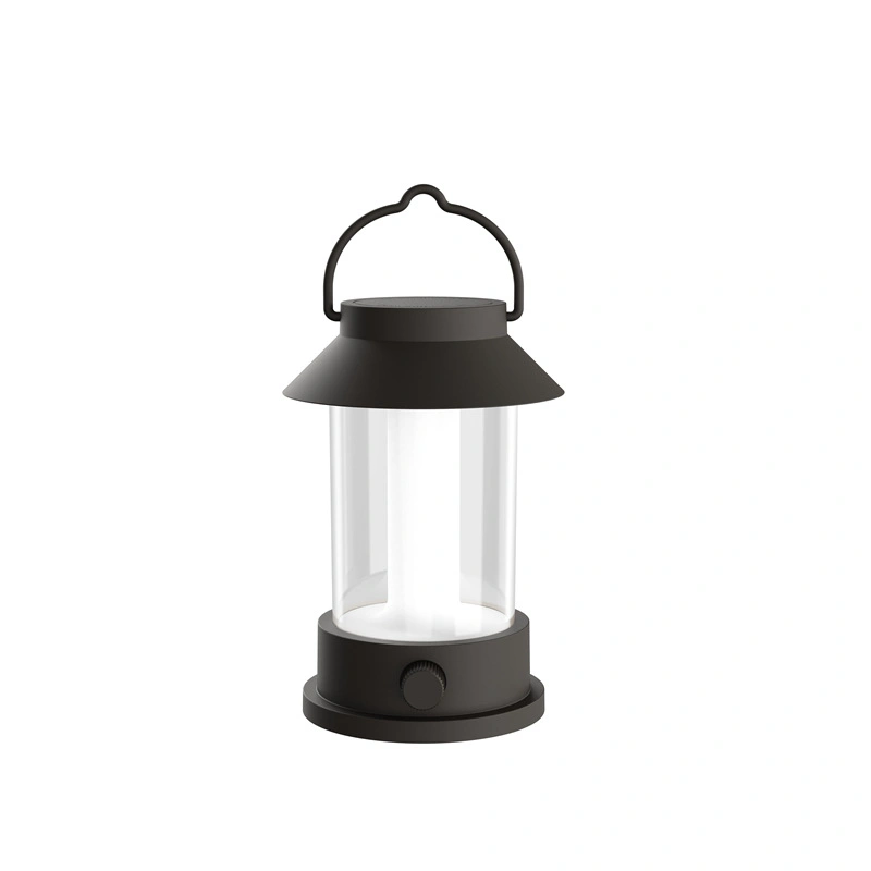 Luz LED retro de campo envolvente pode pendurar a lanterna portátil Camping Lantern ao ar livre