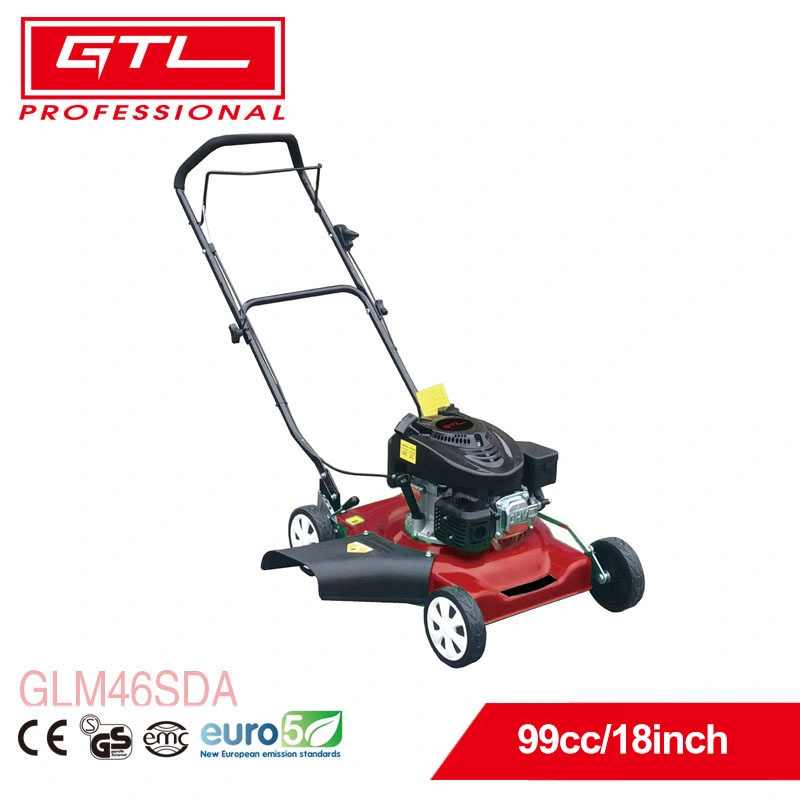 Gasoline Power Tools Household Garden Grass Cutting Machine 99cc 18inch Petrol Lawn Mower (GLM46SDA)