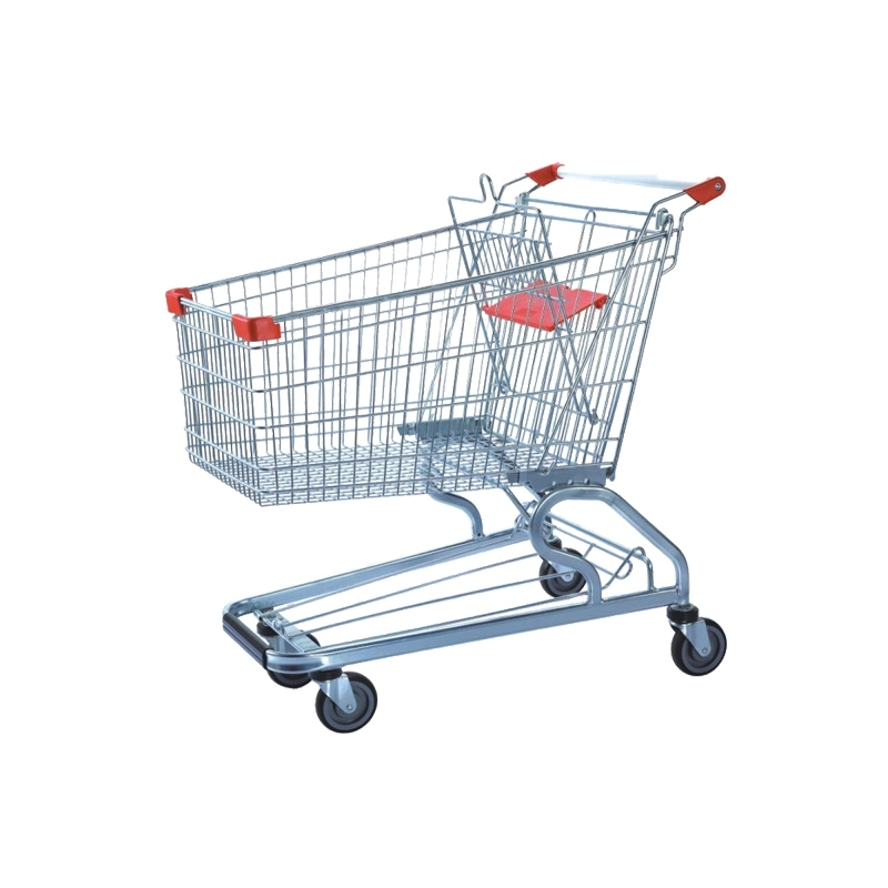 Prácticas de alta calidad almacén supermercado Rack signo Tienda Carrito de Compras Carrito de Compras Carrito con ruedas coche