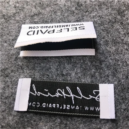 Woven Collar Label Home Textile Toy Bags Cloth Label