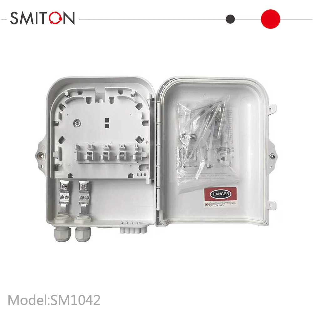 Indoor Fiber Optic FTTH 8 Core Fiber Optic Distribution Box Terminal Splitter Box