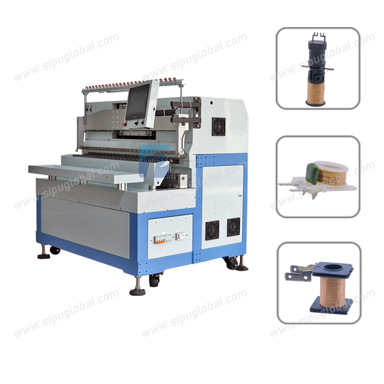 32 Axis High-Speed Programmable Automatic Bobbin Coil Winding Machine