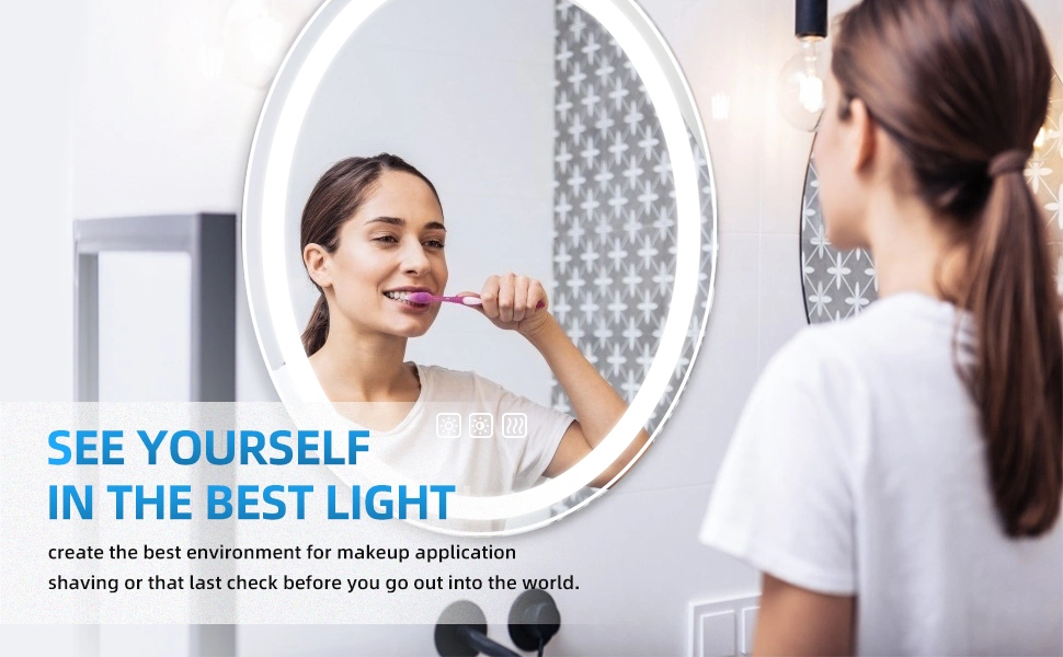 LED Make-up Glas Spiegel Beauty Salon Startseite Badezimmer Eitelkeiten Produkt Von Sally