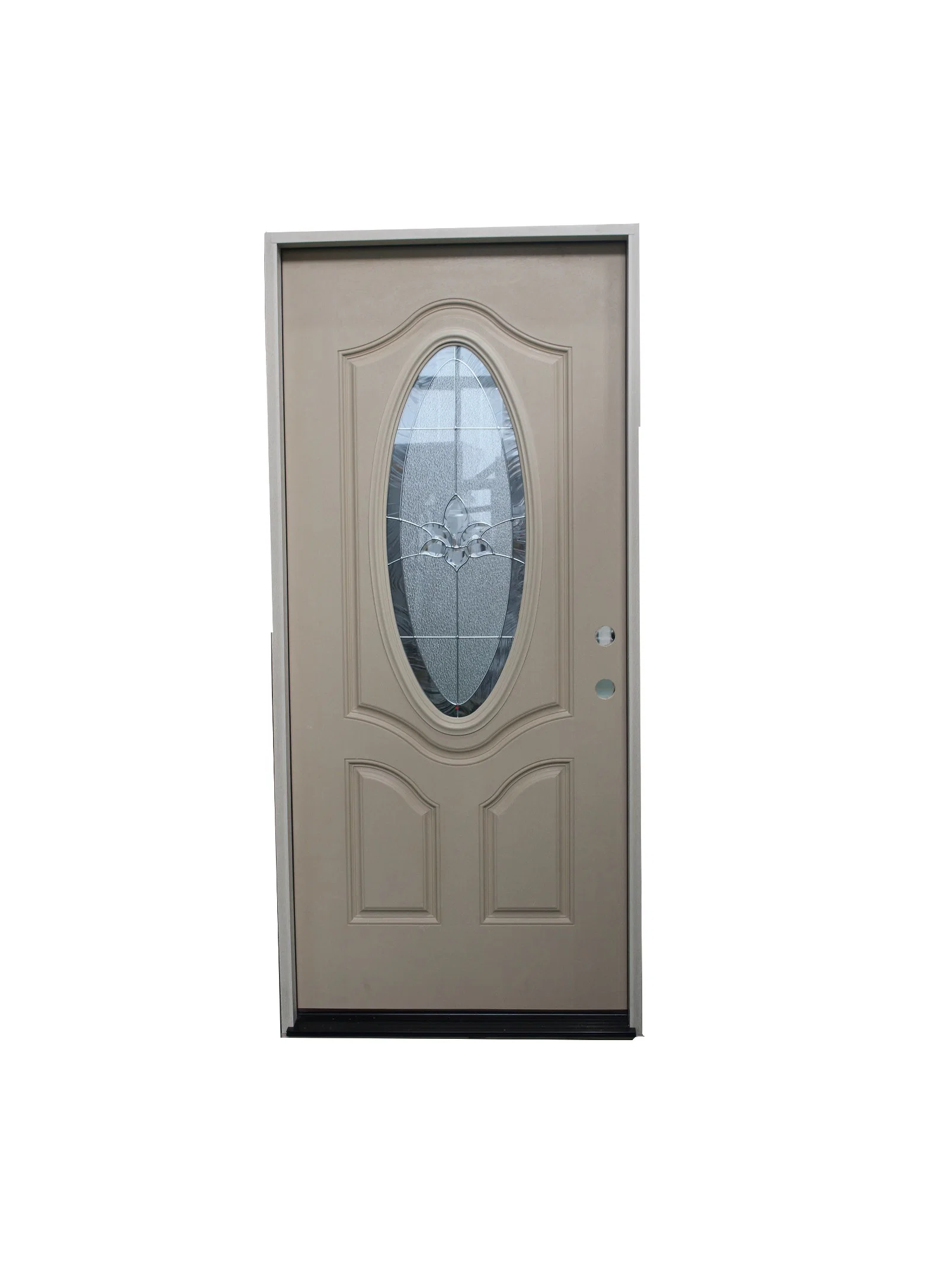 Fangda Iron out Steel Interior Entry Front Houses Door with Glass