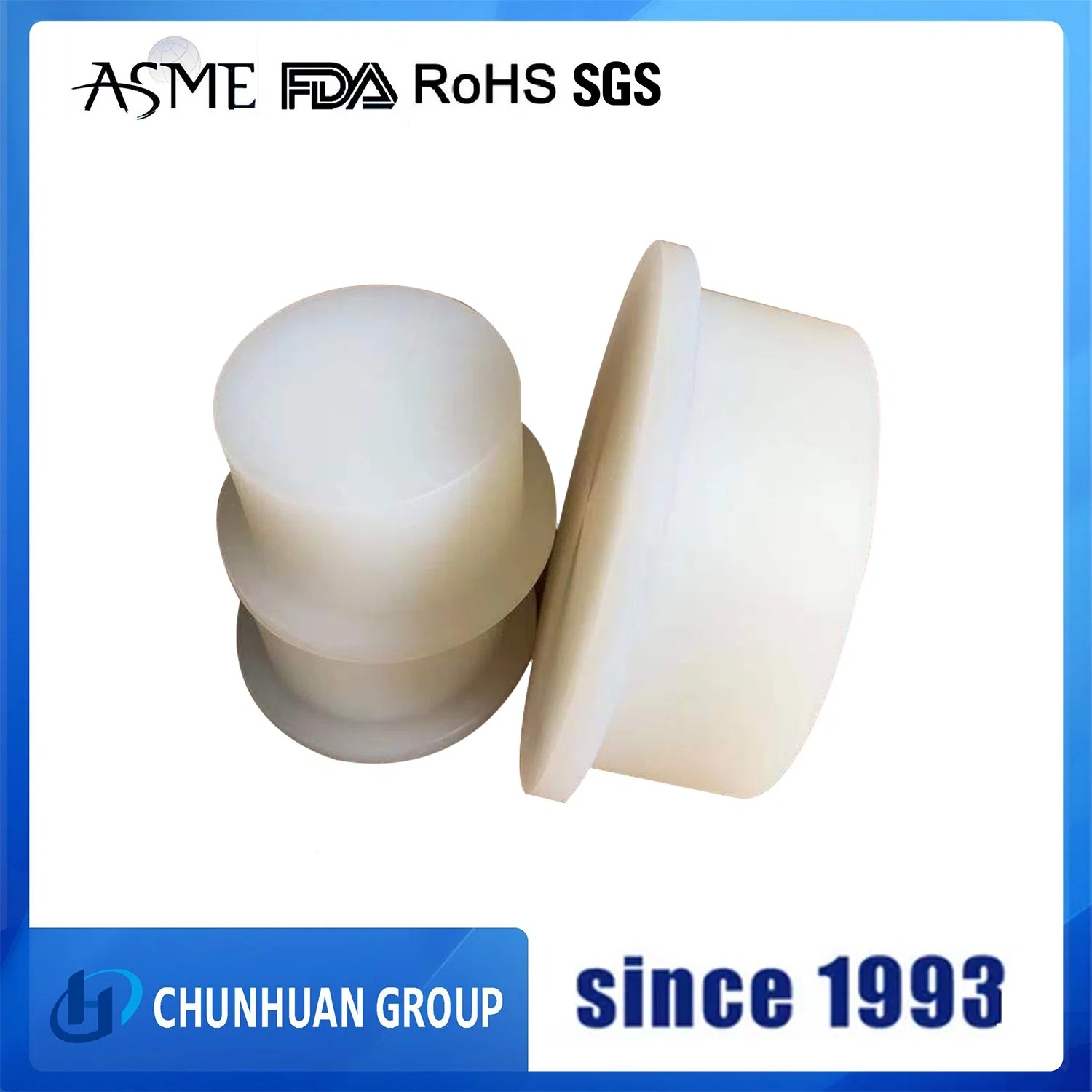 Customization Non Standard Mc Casting PA6 Nylon Parts Polyamide Bar Rod