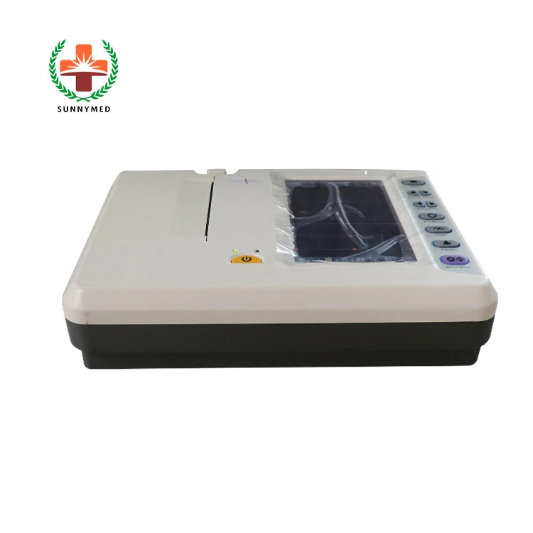 Sy-H006A Hospital ECG Machine Six Channel 12 Leads with Printer